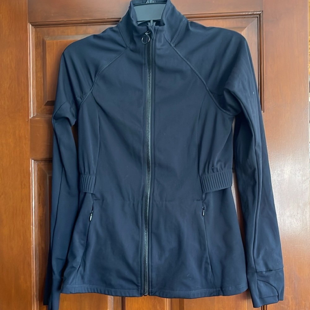 Fabletics Trinity, Performance Black Jacket Size … - image 2